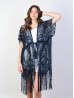 Lace Kimono W/ Embroidered Pattern